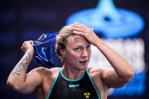 260814 Sarah Sjöström of Sweden after competing in women™s 50 meters freestyle swimming heats during day 15 of the 2026 European Aquatics Championships on August 14, 2026 in Saint-Denis. Photo: Joel Marklund BILDBYRAN kod JM JM0843 bbeng simning swimming svomming 2026 european aquatics championships em dam Sverige Sweden *** August 14, 2026: Sarah Sjöström of Sweden after competing in the women’s 50-meter freestyle heats on Day 15 of the 2026 European Aquatics Championships on August 14, 2026 in Saint-Denis. Photo by Joel Marklund, BILDBYRAN. Code: JM JM0843 bbeng swimming 2026 European Aquatics Championships EMA women Sweden  Copyright: JOELxMARKLUND BB260814JM001