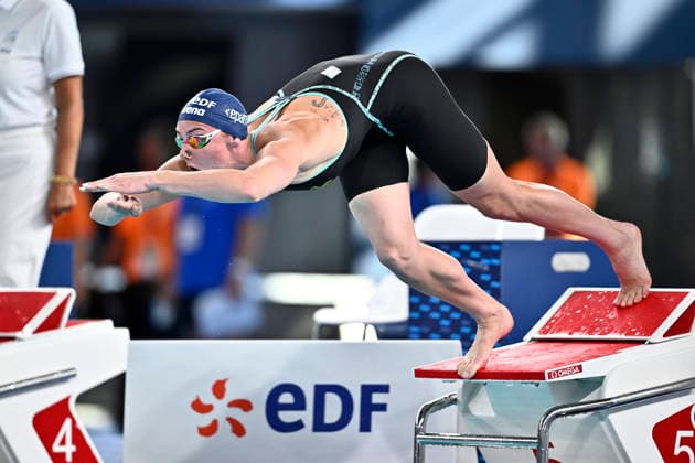 PARIS, FRANCE 20260814 Sarah Sjöström advanced after the trials in the 50 meter freestyle, during the European Swimming Championships at the Olympic Aquatic Centre in Paris. ***The image is included in the SPORTS PACKAGE. For others PAYMENT IMAGE*** PARIS FRANCE x10430x *** PARIS, FRANCE 20260814 Sarah Sjöström advanced after the preliminaries in the 50-meter freestyle at the European Swimming Championships at the Olympic Aquatic Center in Paris ***This image is included in the SPORTS PACKAGE. For other images, please contact us for pricing.*** PARIS, FRANCE x10430x  Copyright: xChristinexOlsson TTx SIM-EM 2026 PARIS