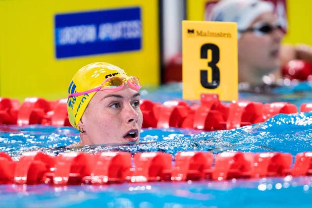 260814 Sofia Astedt of Sweden after competing in women™s 50 meters freestyle swimming heats during day 15 of the 2026 European Aquatics Championships on August 14, 2026 in Saint-Denis. Photo: Joel Marklund BILDBYRAN kod JM JM0843 bbeng simning swimming svomming 2026 european aquatics championships em dam Sverige Sweden *** August 14, 2026: Sofia Astedt of Sweden after competing in the women’s 50-meter freestyle swimming heats on Day 15 of the 2026 European Aquatics Championships on August 14, 2026 in Saint-Denis. Photo by Joel Marklund, BILDBYRAN, code JM JM0843 bbeng swimming 2026 European Aquatics Championships EMA women Sweden  Copyright: JOELxMARKLUND BB260814JM007
