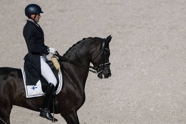 260814 Henri Ruoste of Finland with horse Tiffanys Diamond compete in the Dressage Grand Prix Special during day 4 of the 2026 FEI World Championships on August 14, 2026 in Aachen. Photo: Emma Wallskog BILDBYRAN kod EW EW0682 ridsport equestrian rid-vm 2026 2026 fei world championships bbeng ridsport-vm dressage dressyrfinland *** August 14, 2026: Henri Ruoste of Finland, riding Tiffanys Diamond, competes in the Dressage Grand Prix Special on Day 4 of the 2026 FEI World Championships on August 14, 2026 in Aachen. Photo by Emma Wallskog, BILDBYRAN, code EW EW0682, equestrian sports, 2026 World Championships, 2026 FEI World Championships, BBENG, equestrian sports, World Championships, dressage, Finland  Copyright: EMMAxWALLSKOG BB260814EW011
