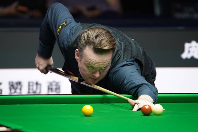 TAIYUAN, CHINA - AUGUST 14: Shaun Murphy of England plays a shot in the Quarterfinal match against Noppon Saengkham of Thailand on day 7 of the 2026 World Snooker Tour China Open at Taiyuan Binhe Sports Center on August 14, 2026 in Taiyuan, Shanxi Province of China.  Copyright: xTaixChengzhex 111659923705