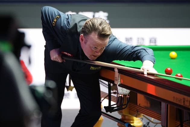 TAIYUAN, CHINA - AUGUST 14: Shaun Murphy of England plays a shot in the Quarterfinal match against Noppon Saengkham of Thailand on day 7 of the 2026 World Snooker Tour China Open at Taiyuan Binhe Sports Center on August 14, 2026 in Taiyuan, Shanxi Province of China.  Copyright: xTaixChengzhex 111659923711