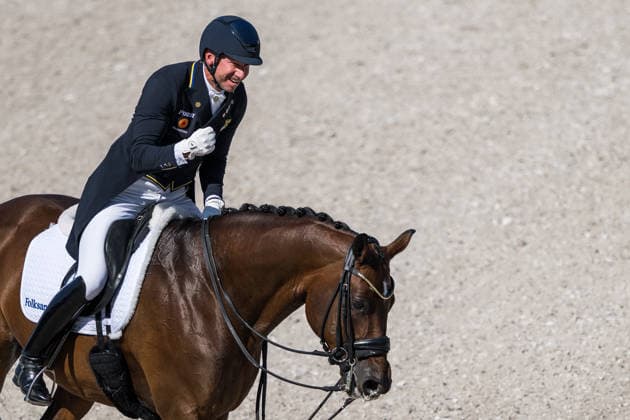 260814 Patrik Kittel of Sweden with horse Touchdown compete in the Dressage Grand Prix Special during day 4 of the 2026 FEI World Championships on August 14, 2026 in Aachen. Photo: Emma Wallskog BILDBYRAN kod EW EW0682 ridsport equestrian rid-vm 2026 2026 fei world championships bbeng ridsport-vm dressage dressyr sweden sverige *** August 14, 2026: Patrik Kittel of Sweden, riding Touchdown, competes in the Dressage Grand Prix Special on Day 4 of the 2026 FEI World Championships, 2026 in Aachen. Photo by Emma Wallskog, BILDBYRAN, code EW EW0682. equestrian sports, 2026 World Championships, 2026 FEI World Championships, BBENG, equestrian sports, World Championships, dressage, Sweden  Copyright: EMMAxWALLSKOG BB260814EW024
