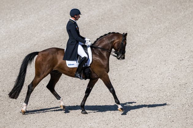 260814 Patrik Kittel of Sweden with horse Touchdown compete in the Dressage Grand Prix Special during day 4 of the 2026 FEI World Championships on August 14, 2026 in Aachen. Photo: Emma Wallskog BILDBYRAN kod EW EW0682 ridsport equestrian rid-vm 2026 2026 fei world championships bbeng ridsport-vm dressage dressyr sweden sverige *** August 14, 2026: Patrik Kittel of Sweden, riding Touchdown, competes in the Dressage Grand Prix Special on Day 4 of the 2026 FEI World Championships on August 14, 2026 in Aachen. Photo by Emma Wallskog, BILDBYRAN, code EW EW0682. equestrian sports, 2026 World Championships, 2026 FEI World Championships, BBENG, equestrian sports, World Championships, dressage, Sweden  Copyright: EMMAxWALLSKOG BB260814EW026