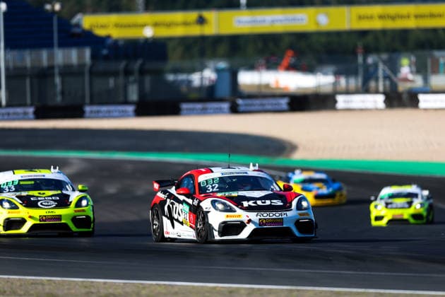 ADAC GT4 Germany, 7. + 8. Rennen Nürburgring 2026 32 Porsche 718 Cayman GT4 RS Clubsport, Avia W&S Motorsport: Tim Horell, Hendrik Still - picture by Gruppe C Photography Nürburgring Oschersleben Rheinland-Pfalz Germany Copyright: xGruppexCxPhotographyx