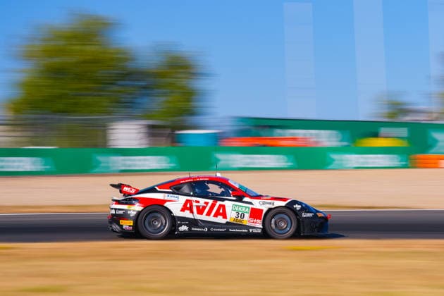 ADAC GT4 Germany, 7. + 8. Rennen Nürburgring 2026 30 Porsche 718 Cayman GT4 RS Clubsport, Avia W&S Motorsport: Maximilian Schreyer, Alon Gabbay - picture by Gruppe C Photography Nürburgring Oschersleben Rheinland-Pfalz Germany Copyright: xGruppexCxPhotographyx