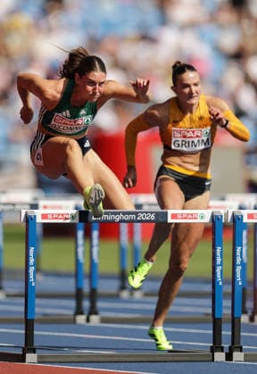 2026 European Athletics Championships, Alexander Stadium, Birmingham, England 14 8 2026 Women s Heptathlon - 100m Hurdles Ireland™s Kate O™Connor Kate O™Connor 14 8 2026  Copyright: xx 0U6A2888
