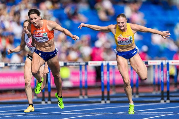 260814 Lovisa Karlsson of Sweden competes in women s heptathlon 100 meter hurdles qualification during day 5 of the 2026 European Athletics Championships on August 14, 2026 in Birmingham. Photo: Mathias Bergeld BILDBYRAN kod MB MT1070 friidrott athletics friidrett friidrotts-em em friidretts-em 2026 european athletics championships day 5 bbeng sweden sverige dam damer women women™s heptathlon *** August 14, 2026: Lovisa Karlsson of Sweden competes in the women’s heptathlon 100-meter hurdles qualifying round during Day 5 of the 2026 European Athletics Championships on August 14, 2026 in Birmingham. Photo by Mathias Bergeld, BILDBYRAN, code MB MT1070. track and field, athletics, friidrett, friidrotts EM, 2026 European Athletics Championships, Day 5, BBENG, Sweden, women’s heptathlon  Copyright: MATHIASxBERGELD BB260814MB014