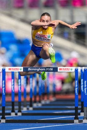 260814 Lovisa Karlsson of Sweden competes in women s heptathlon 100 meter hurdles qualification during day 5 of the 2026 European Athletics Championships on August 14, 2026 in Birmingham. Photo: Mathias Bergeld BILDBYRAN kod MB MT1070 friidrott athletics friidrett friidrotts-em em friidretts-em 2026 european athletics championships day 5 bbeng sweden sverige dam damer women women™s heptathlon *** August 14, 2026: Lovisa Karlsson of Sweden competes in the women’s heptathlon 100-meter hurdles qualifying round on Day 5 of the 2026 European Athletics Championships in Birmingham. 2026 in Birmingham. Photo by Mathias Bergeld, BILDBYRAN, code MB MT1070. track and field, athletics, friidrett, friidrotts EM, 2026 European Athletics Championships, Day 5, BBENG, Sweden, women’s heptathlon  Copyright: MATHIASxBERGELD BB260814MB016