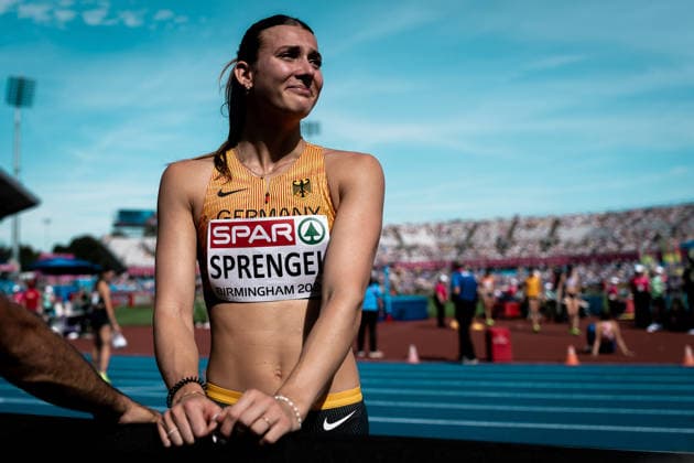 Sandrina Sprengel (VfB Stuttgart, Siebenkampf Frauen), GBR, Leichtathletik, Athletics, European Athletics Championships 2026, Leichtathletik Europameisterschaft 2026, Birmingham 2026, 09.08.2026, GBR, Leichtathletik, Athletics, European Athletics Championships 2026, Leichtathletik Europameisterschaft 2026, Birmingham 2026, 09.08.2026 Birmingham *** Sandrina Sprengel, VfB Stuttgart, Women s Heptathlon, GBR, Track and Field, Athletics, 2026 European Athletics Championships, 2026 European Track and Field Championships, Birmingham 2026, August 9, 2026, GBR, Track and Field, Athletics, 2026 European Athletics Championships, 2026 European Track and Field Championships, Birmingham 2026, August 9, 2026, Birmingham Copyright: xStefanxMayerx EP_SMR
