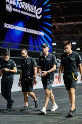 2026 FORMULA E LONDON ePRIX GUNTHER Maximilian (ger), DS Penske, DS E-Tense FE25, portrait trackwalk during the London ePrix, 16th and 17th round of the 2025-26 ABB FIA Formula E World Championship, WM, Weltmeisterschaft on the ExCel London Circuit from August 14 to 16, 2026 in London, United Kingdom - LondonUnited Kingdom  Copyright: xPauloxMariax