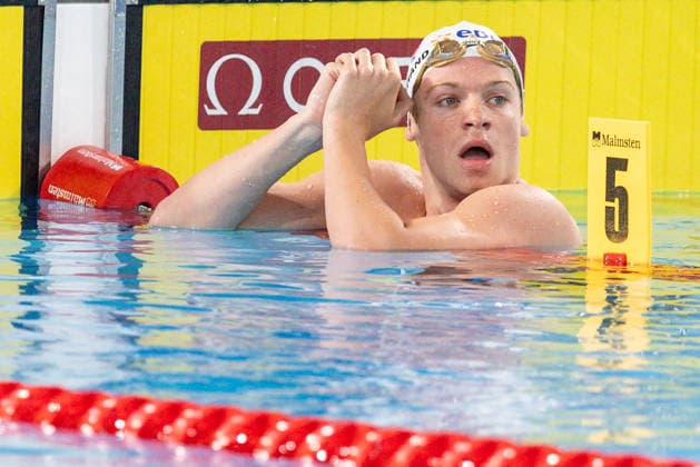 European Aquatics Championships Swimming Day 5 Leon Marchand during European Aquatics Championships Swimming Day 5 in Paris, France, on August 14, 2026 Paris France  Copyright: xFotoxOlimpikx originalFilename:jastrzebowski-european260814_npPXb.jpg