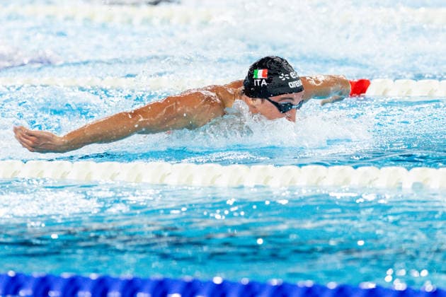 European Aquatics Championships Swimming Day 5 Federico Burdisso during European Aquatics Championships Swimming Day 5 in Paris, France, on August 14, 2026 Paris France  Copyright: xFotoxOlimpikx originalFilename:jastrzebowski-european260814_np38s.jpg