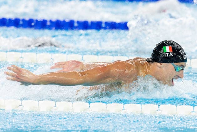 European Aquatics Championships Swimming Day 5 Alberto Razzetti during European Aquatics Championships Swimming Day 5 in Paris, France, on August 14, 2026 Paris France  Copyright: xFotoxOlimpikx originalFilename:jastrzebowski-european260814_npLVJ.jpg