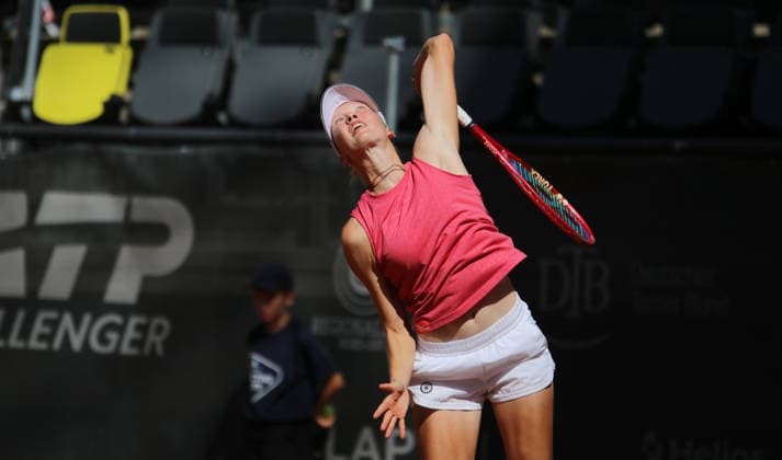 Tennisturnier Ladies & Gents Cup am Rothenbaum in Hamburg: Marie Vogt (Deutschland). *** Ladies Gents Cup Tennis Tournament at Rothenbaum in Hamburg, Marie Vogt, Germany