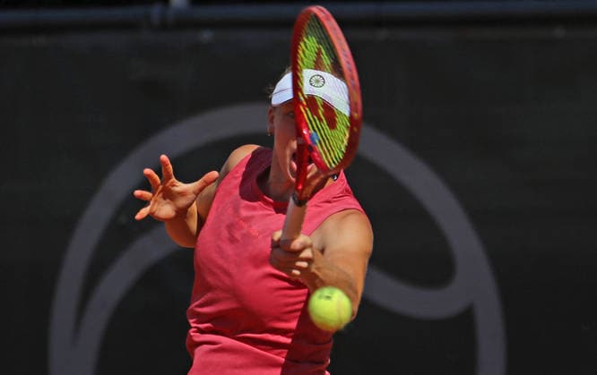 Tennisturnier Ladies & Gents Cup am Rothenbaum in Hamburg: Marie Vogt (Deutschland). *** Ladies Gents Cup Tennis Tournament at Rothenbaum in Hamburg, Marie Vogt, Germany