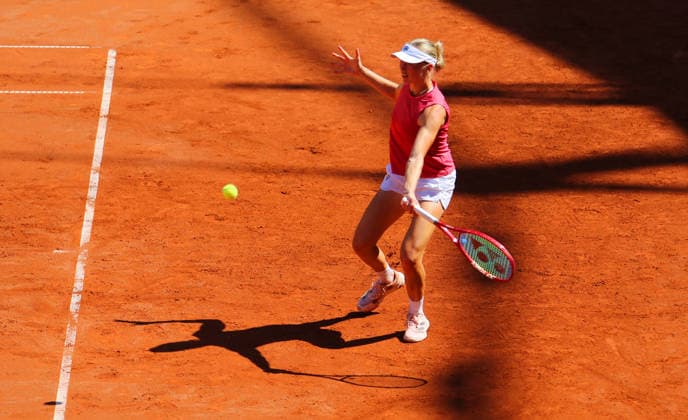 Tennisturnier Ladies & Gents Cup am Rothenbaum in Hamburg: Marie Vogt (Deutschland). *** Ladies Gents Cup Tennis Tournament at Rothenbaum in Hamburg, Marie Vogt, Germany