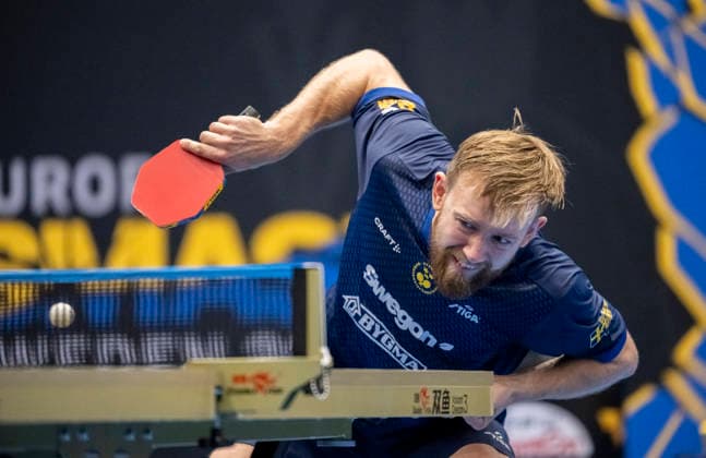 MALMÖ 2026-08-14 Sweden s Elias Ranefur against Tomislav Pucar from Croatia in the quarterfinals of the men s singles at the Europe Smash Sweden 2026 Table tennis, Tischtennis tournament at Baltiska Hallen in S Malmö, Sweden, on August 14, 2026. MALMÖ SWEDEN x50090x *** MALMÖ, August 14, 2026 — Sweden’s Elias Ranefur faces Tomislav Pucar of Croatia in the quarterfinals of the men’s singles at the Europe Smash Sweden 2026 table tennis tournament at Baltiska Hallen in Malmö, Sweden, on August 14, 2026 MALMÖ SWEDEN x50090x  Copyright: xJohanxNilssonx xTTx EUROPE SMASH SWEDEN 2026