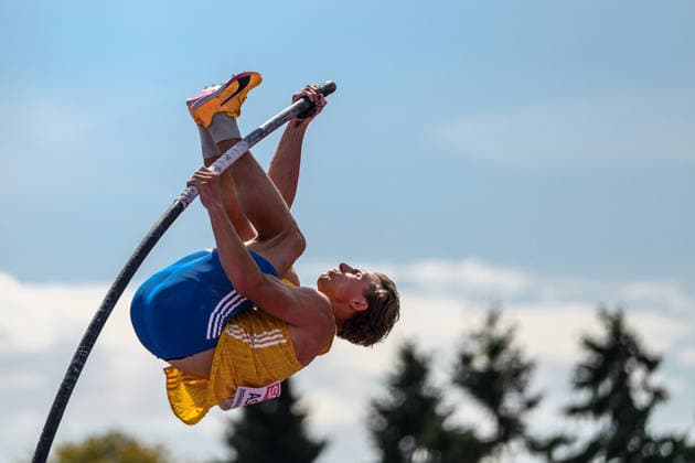 260814 William Asker of Sweden competes in men s pole vault qualification during day 5 of the 2026 European Athletics Championships on August 14, 2026 in Birmingham. Photo: Maxim Thore BILDBYRAN kod MT MT1070 friidrott athletics friidrett friidrotts-em em friidretts-em 2026 european athletics championships day 5 bbeng sweden sverige pole vault stavsprang stavhopp *** August 14, 2026: William Asker of Sweden competes in the men’s pole vault qualifying round on Day 5 of the 2026 European Athletics Championships on August 14, 2026 in Birmingham. Photo by Maxim Thore. BILDBYRAN code MT MT1070 track and field athletics friidrett friidrotts em em friidretts em 2026 European Athletics Championships Day 5 BBENG Sweden sverige pole vault stavsprang stavhopp  Copyright: MAXIMxTHORE BB260814MT046