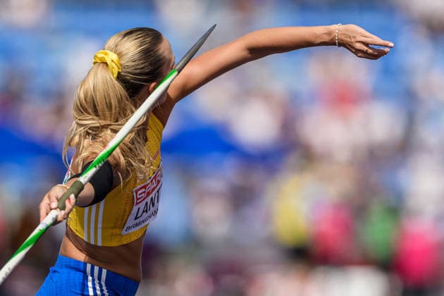 260814 Beatrice Lantz of Sweden competes in women™s javelin throw qualification during day 5 of the 2026 European Athletics Championships on August 14, 2026 in Birmingham. Photo: Mathias Bergeld BILDBYRAN kod MB MT1070 friidrott athletics friidrett friidrotts-em em friidretts-em 2026 european athletics championships day 5 bbeng sweden sverige spjut javelin throw spyd dam damer women *** August 14, 2026: Beatrice Lantz of Sweden competes in the women’s javelin throw qualifying round on Day 5 of the 2026 European Athletics Championships on August 14, 2026 in Birmingham. Photo by Mathias Bergeld, BILDBYRAN, code MB MT1070. track and field, athletics, friidrett, friidrotts EM, 2026 European Athletics Championships, Day 5, BBENG, Sweden, javelin throw, women  Copyright: MATHIASxBERGELD BB260814MB060