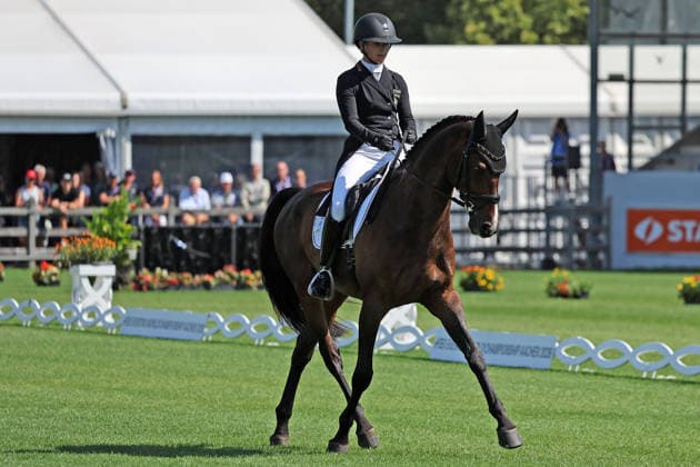 Julia Krajewski (GER, Deutschland, Germany) mit Pferd Uelzeners Nickel, Nickel, Teilprüfung Dressur, Vielseitigkeit Dressur, FEI Eventing World Championship, WM, Weltmeisterschaft , DHL-Preis, Einzel Mannschaft , AACHEN - FEI World Championships 2026, Weltfest des Pferdesports, Reitsport Weltmeisterschaft 2026, Aachen 2026, Welcome Home 2026, Aachener Soers, 11. bis 23. August 2026, Reitsport, 14.08.2026, Aachen Aachener Soers Deutschland *** Julia Krajewski GER, Germany, riding Uelzeners Nickel, Nickel, Dressage test, Eventing Dressage, FEI Eventing World Championship, DHL Prize, Individual and Team, AACHEN FEI World Championships 2026, World Equestrian Festival, 2026 World Equestrian Games, Aachen 2026, Welcome Home 2026, Aachen Soers, August 11–23, 2026, Equestrian Sports, August 14, 2026, Aachen Soers, Germany