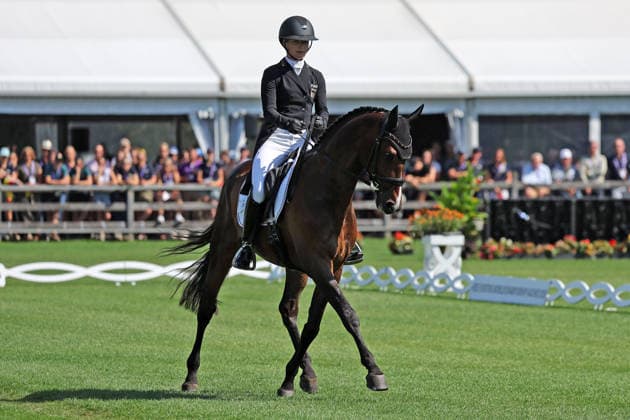 Julia Krajewski (GER, Deutschland, Germany) mit Pferd Uelzeners Nickel, Nickel, Teilprüfung Dressur, Vielseitigkeit Dressur, FEI Eventing World Championship, WM, Weltmeisterschaft , DHL-Preis, Einzel Mannschaft , AACHEN - FEI World Championships 2026, Weltfest des Pferdesports, Reitsport Weltmeisterschaft 2026, Aachen 2026, Welcome Home 2026, Aachener Soers, 11. bis 23. August 2026, Reitsport, 14.08.2026, Aachen Aachener Soers Deutschland *** Julia Krajewski GER, Germany, riding Uelzeners Nickel, Nickel, Dressage test, Eventing Dressage, FEI Eventing World Championship, DHL Prize, Individual and Team, AACHEN FEI World Championships 2026, World Equestrian Festival, 2026 World Equestrian Games, Aachen 2026, Welcome Home 2026, Aachen Soers, August 11–23, 2026, Equestrian Sports, August 14, 2026, Aachen Soers, Germany