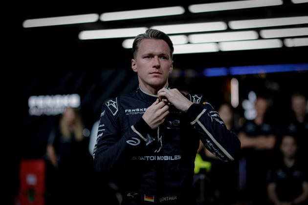 2026 FORMULA E LONDON ePRIX GUNTHER Maximilian (ger), DS Penske, DS E-Tense FE25, portrait during the London ePrix, 16th and 17th round of the 2025-26 ABB FIA Formula E World Championship, WM, Weltmeisterschaft on the ExCel London Circuit from August 14 to 16, 2026 in London, United Kingdom - LondonUnited Kingdom  Copyright: xPauloxMariax