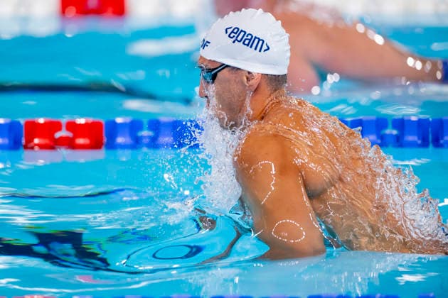 France, Paris, Centre Aquatique Olympique Metropole du Grand Paris, 14.08.2026, European Aquatics Championships, Day 14, Morning Session, Patrick Pelegrina Cuen, Andorra, Photo by Eibner Pressefoto Tino Henschel European Aquatics Championships, Day 14, Morning Session Paris *** France, Paris, Centre Aquatique Olympique Metropole du Grand Paris, August 14, 2026, European Aquatics Championships, Day 14, Morning Session, Patrick Pelegrina Cuen, Andorra, Photo by Eibner Pressefoto Tino Henschel European Aquatics Championships, Day 14, Morning Session, Paris Copyright: xEibnerxPressefotox