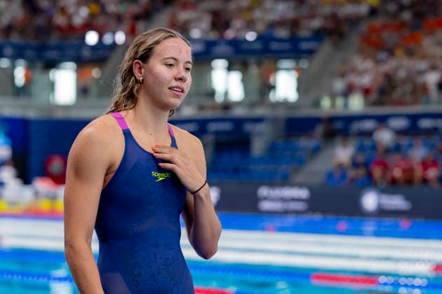 France, Paris, Centre Aquatique Olympique Metropole du Grand Paris, 14.08.2026, European Aquatics Championships, Day 14, Morning Session, Nina Sandrine Jazy, SG Essen, Germany, Photo by Eibner Pressefoto Tino Henschel European Aquatics Championships, Day 14, Morning Session Paris *** France, Paris, Centre Aquatique Olympique Metropole du Grand Paris, August 14, 2026, European Aquatics Championships, Day 14, Morning Session, Nina Sandrine Jazy, SG Essen, Germany, Photo by Eibner Pressefoto Tino Henschel European Aquatics Championships, Day 14, Morning Session, Paris Copyright: xEibnerxPressefotox