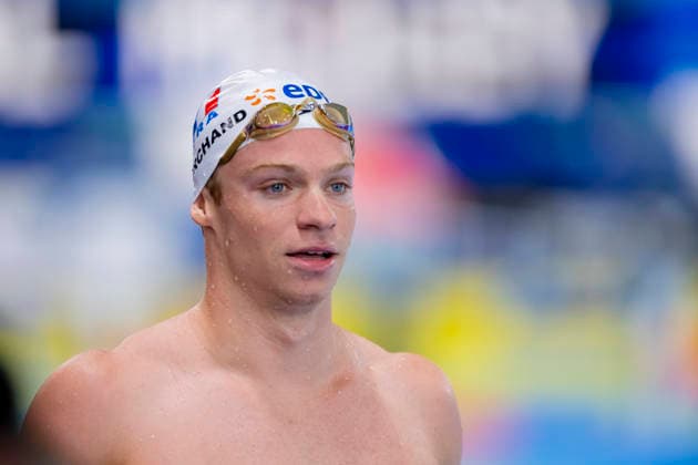 France, Paris, Centre Aquatique Olympique Metropole du Grand Paris, 14.08.2026, European Aquatics Championships, Day 14, Morning Session, Leon Marchand, France, Photo by Eibner Pressefoto Tino Henschel European Aquatics Championships, Day 14, Morning Session Paris *** France, Paris, Centre Aquatique Olympique Metropole du Grand Paris, August 14, 2026, European Aquatics Championships, Day 14, Morning Session, Leon Marchand, France, Photo by Eibner Pressefoto Tino Henschel European Aquatics Championships, Day 14, Morning Session, Paris Copyright: xEibnerxPressefotox