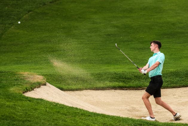 REPRO FREE *PRESS RELEASE NO REPRODUCTION FEE* EDITORIAL USE ONLY AIG Irish Men s Amateur Close Championship, Portumna Golf Club, Galway 14 8 2026 Sean McLoughlin Sean McLoughlin 14 8 2026  Copyright: xBryanxKeanex BK1_6446 copy