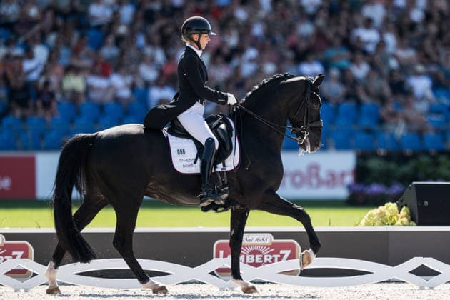260814 Isabel Freese of Norway with horse Total Hope compete in the Dressage Grand Prix Special during day 4 of the 2026 FEI World Championships on August 14, 2026 in Aachen. Photo: Emma Wallskog BILDBYRAN kod EW EW0682 ridsport equestrian rid-vm 2026 2026 fei world championships bbeng ridsport-vm dressage dressyr norge norway *** August 14, 2026: Isabel Freese of Norway, riding Total Hope, competes in the Dressage Grand Prix Special on Day 4 of the 2026 FEI World Championships on August 14, 2026 in Aachen. Photo by Emma Wallskog. BILDBYRAN code EW EW0682 equestrian sports 2026 World Championships 2026 FEI World Championships BBENG equestrian sports World Championships dressage Norway  Copyright: EMMAxWALLSKOG BB260814EW063