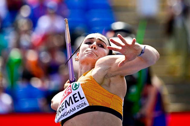 Luisa TREMEL (Germany, LG Stadtwerke Muenchen, JAVELIN THROW Women) GBR, European Athletics Championships, Athletics, 14.08.2026, GBR, European Athletics Championships, Athletics, 14.08.2026, Birmingham *** Luisa TREMEL, Germany, LG Stadtwerke Munich, Women s JAVELIN THROW, European Athletics Championships, Athletics, August 14, 2026, GBR, European Athletics Championships, Athletics, August 14, 2026, Birmingham Copyright: xEibnerxPressefoto JanxPapenfussx EP_JPS