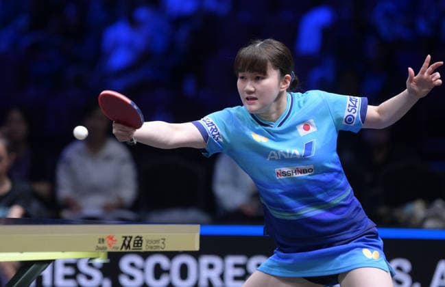 (260814) -- MALMO, Aug. 14, 2026 -- Odo Satsuki competes during the women s singles round of 16 match between Wang Yidi of China and Odo Satsuki of Japan at the WTT Europe Smash Sweden 2026 in Malmo, Sweden, Aug. 14, 2026. ) (SP)SWEDEN-MALMO Table tennis, Tischtennis WTT EUROPE SMASH 2026-WOMEN S SINGLES WengxXinyang 