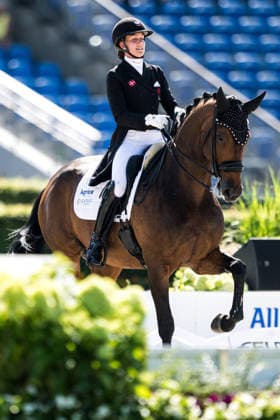 260814 Cathrine Laudrup-Dufour of Denmark with horse Mount St John Freestyle compete in the Dressage Grand Prix Special during day 4 of the 2026 FEI World Championships on August 14, 2026 in Aachen. Photo: Emma Wallskog BILDBYRAN kod EW EW0682 ridsport equestrian rid-vm 2026 2026 fei world championships bbeng ridsport-vm dressage dressyr *** August 14, 2026: Cathrine Laudrup Dufour of Denmark, riding Mount St. John in the Freestyle, competes in the Dressage Grand Prix Special on Day 4 of the 2026 FEI World Championships on August 14, 2026 in Aachen. Photo by Emma Wallskog, BILDBYRAN, code EW EW0682. equestrian sports, 2026 World Championships, 2026 FEI World Championships, BBENG, equestrian sports, World Championships, dressage  Copyright: EMMAxWALLSKOG BB260814EW071
