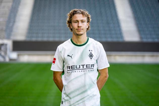 Hugo Bolin Portrait 2026 2027 Borussia Mönchengladbach am 28.07.2026 1.BL Porträttermin 2026 2027 *** Hugo Bolin Portrait 2026–2027 Borussia Mönchengladbach on July 28, 2026, Bundesliga 1 Portrait Session 2026–2027