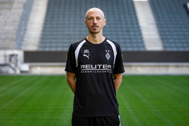 Jan-Moritz Lichte (Co-Trainer) Portrait 2026 2027 Borussia Mönchengladbach am 28.07.2026 1.BL Porträttermin 2026 2027 *** Jan Moritz Lichte, Assistant Coach Profile 2026–2027, Borussia Mönchengladbach, July 28, 2026, Bundesliga Profile Session 2026–2027