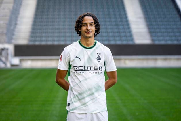 Wael Mohya Portrait 2026 2027 Borussia Mönchengladbach am 28.07.2026 1.BL Porträttermin 2026 2027 *** Wael Mohya Profile 2026–2027 Borussia Mönchengladbach on July 28, 2026, Bundesliga Profile Session 2026–2027