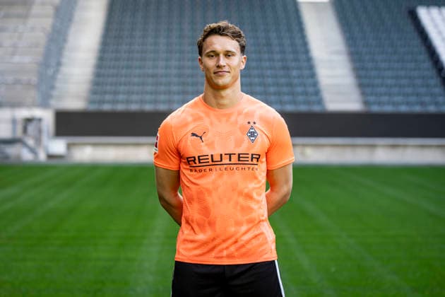 Jan Olschowsky Portrait 2026 2027 Borussia Mönchengladbach am 28.07.2026 1.BL Porträttermin 2026 2027 *** Jan Olschowsky Portrait 2026 2027 Borussia Mönchengladbach on July 28, 2026 1st Bundesliga Portrait Session 2026 2027