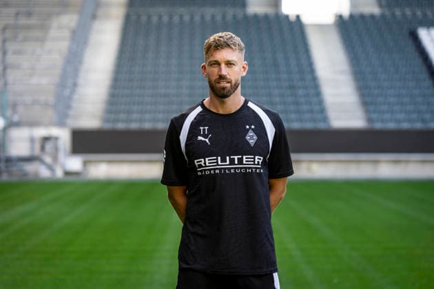 Tobias Trulsen (Co-Trainer) Portrait 2026 2027 Borussia Mönchengladbach am 28.07.2026 1.BL Porträttermin 2026 2027 *** Tobias Trulsen, Assistant Coach Profile 2026–2027, Borussia Mönchengladbach, July 28, 2026, Bundesliga Profile Session 2026–2027