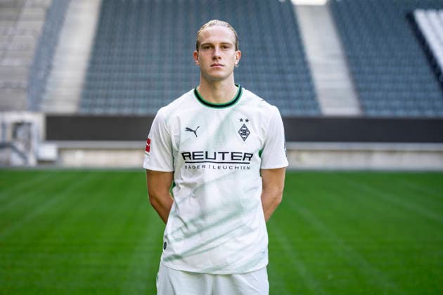 David Herold Portrait 2026 2027 Borussia Mönchengladbach am 28.07.2026 1.BL Porträttermin 2026 2027 *** David Herold Portrait 2026–2027 Borussia Mönchengladbach on July 28, 2026, Bundesliga 1 Portrait Session 2026–2027