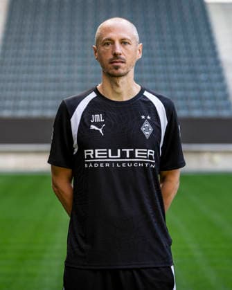 Jan-Moritz Lichte (Co-Trainer) Portrait 2026 2027 Borussia Mönchengladbach am 28.07.2026 1.BL Porträttermin 2026 2027 *** Jan Moritz Lichte, Assistant Coach Profile 2026–2027, Borussia Mönchengladbach, July 28, 2026, Bundesliga Profile Session 2026–2027
