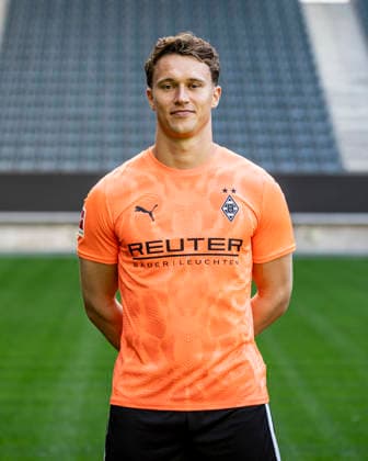 Jan Olschowsky Portrait 2026 2027 Borussia Mönchengladbach am 28.07.2026 1.BL Porträttermin 2026 2027 *** Jan Olschowsky Portrait 2026 2027 Borussia Mönchengladbach on July 28, 2026 1st Bundesliga Portrait Session 2026 2027