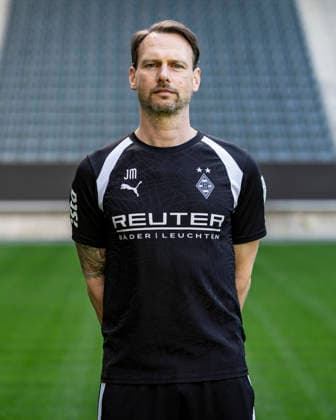 Jörg Menger (Athletiktrainer) Portrait 2026 2027 Borussia Mönchengladbach am 28.07.2026 1.BL Porträttermin 2026 2027 *** Jörg Menger, Athletic Trainer Profile 2026–2027, Borussia Mönchengladbach, July 28, 2026, Bundesliga Profile Session 2026–2027