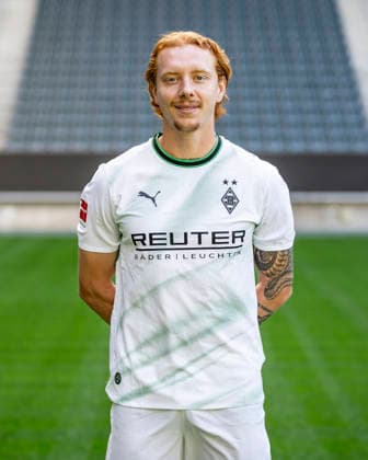 Yukhym Konoplia Portrait 2026 2027 Borussia Mönchengladbach am 28.07.2026 1.BL Porträttermin 2026 2027 *** Yukhym Konoplia Portrait 2026–2027 Borussia Mönchengladbach on July 28, 2026, Bundesliga 1 Portrait Session 2026–2027