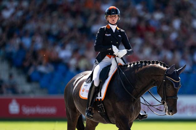 260814 Marieke van der Putten of Netherlands with horse Zantana compete in the Dressage Grand Prix Special during day 4 of the 2026 FEI World Championships on August 14, 2026 in Aachen. Photo: Emma Wallskog BILDBYRAN kod EW EW0682 ridsport equestrian rid-vm 2026 2026 fei world championships bbeng ridsport-vm dressage dressyr *** August 14, 2026: Marieke van der Putten of the Netherlands, riding Zantana, competes in the Dressage Grand Prix Special on Day 4 of the 2026 FEI World Championships, 2026 in Aachen. Photo by Emma Wallskog. BILDBYRAN code EW EW0682 equestrian sports 2026 World Championships 2026 FEI World Championships BBENG equestrian sports World Championships dressage  Copyright: EMMAxWALLSKOG BB260814EW112
