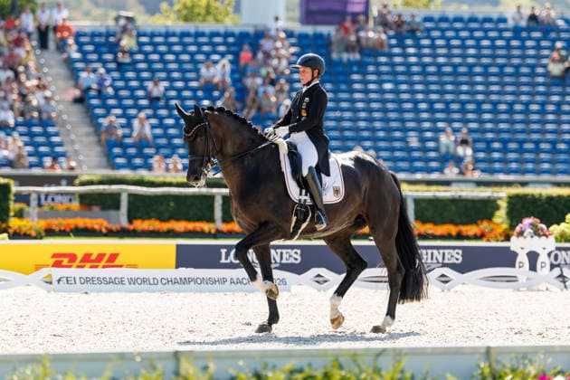 AACHEN - FEI World Championships 2026, AACHEN - FEI World Championships 2026 WERTH Isabell (GER), Wendy de Fontaine FEI Dressage World Championship, WM, Weltmeisterschaft Grand Prix Special Individual Meggle Prize Aachen, Reitstadion Soers 14. August 2026 - *** AACHEN FEI World Championships 2026, AACHEN FEI World Championships 2026 Isabell Werth (GER), Wendy de Fontaine FEI Dressage World Championship Grand Prix Special Individual Meggle Prize Aachen, Soers Equestrian Stadium, August 14, 2026