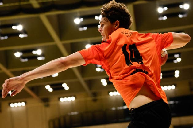 HANDBALL - Graz vs Algeria, test match GRAZ,AUSTRIA,14.AUG.26 - HANDBALL - HSG Graz vs Algeria, test match. Image shows Markus Hoefer (Graz).  GEPAxpictures xJamesxDoak