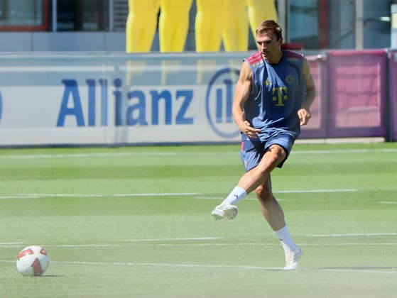 14.08.2026, FC Bayern Training, Saebenerstrasse Muenchen, Fussball, Muenchen, im Bild: Joao Palhinha (FC Bayern Muenchen) *** August 14, 2026, FC Bayern Training, Saebenerstrasse, Munich, Soccer, Sports, Munich, Pictured: Joao Palhinha, FC Bayern Munich