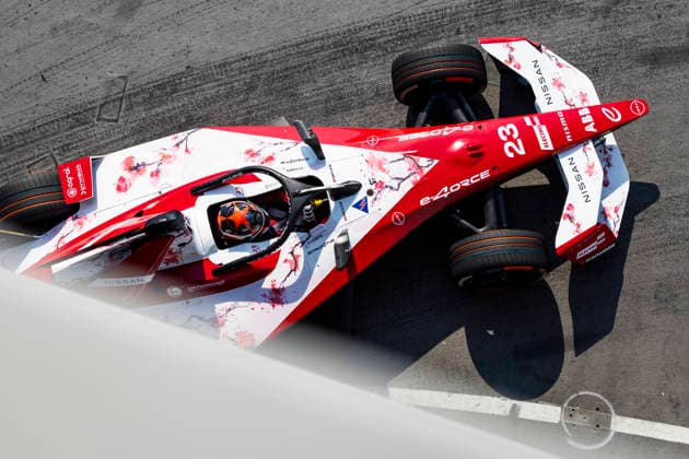 2026 FORMULA E LONDON ePRIX 23 NATO Norman (fra), Nissan Formula E Team, Nissan e-4ORCE 05, action during the London ePrix, 16th and 17th round of the 2025-26 ABB FIA Formula E World Championship, WM, Weltmeisterschaft on the ExCel London Circuit from August 14 to 16, 2026 in London, United Kingdom - LondonUnited Kingdom  Copyright: xJULIENxDELFOSSEx